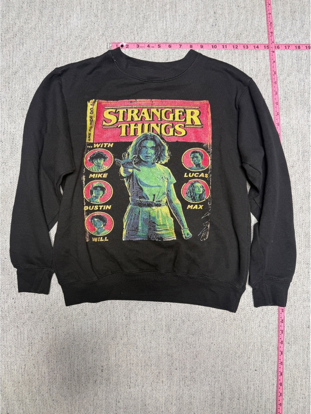 Stranger Things Black Sweatshirt Small